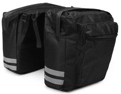 Велосипедна сумка на багажник 25L чорний Korbi