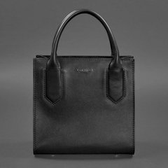 Натуральна шкіряна жіноча сумка-кроссбоді чорна Blanknote BN-BAG-28-g