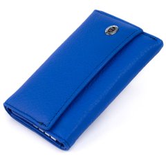 Ключница-кошелек унисекс ST Leather 19225 Синяя