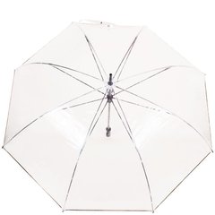 Зонт-трость мужской механический с большим куполом FULTON (ФУЛТОН) FULS841-Clear Прозрачный