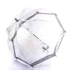Зонт-трость детский облегченный механический FULTON (ФУЛТОН) FUL605-LitlleHelper Прозрачный