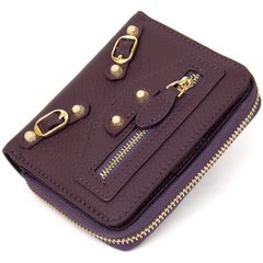 Шкіряний жіночий гаманець Guxilai 19396 Фіолетовий
