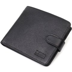 Зручний чоловічий гаманець з натуральної шкіри BOND 22062 Чорний