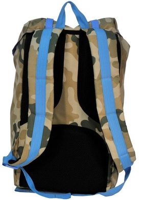 Рюкзак для ноутбука 15,6" Paso CM-192B камуфляж/голубой 25 л