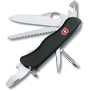 Складной нож Victorinox TRAILFINDER One Hand 11.1 см Черный 0.8463.MW3