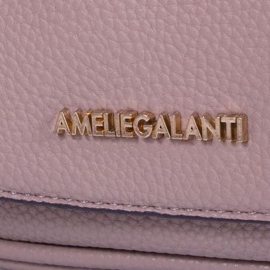 Жіноча міні-сумка з якісного шкірозамінника AMELIE GALANTI (АМЕЛИ Галант) A991302-L.taupe Бежевий