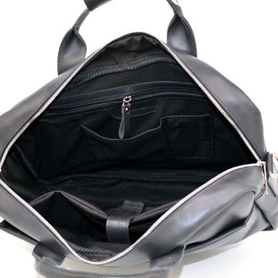 Мужская сумка для ноутбука 17" из натуральной кожи RA-1019-4lx от TARWA Черный