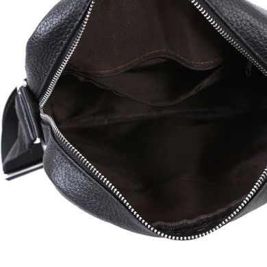 Чоловіча сумка з плечовим ременем Borsa Leather 10m8215-black