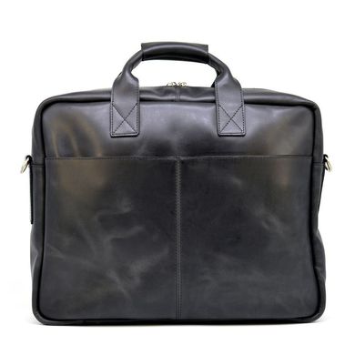 Чоловіча сумка для ноутбука 17 "з натуральної шкіри RA-1019-4lx від TARWA Чорний