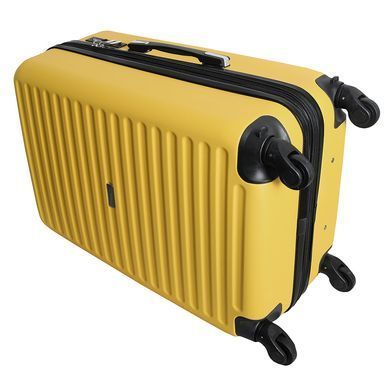 Дорожный чемодан большой Vip Collection Ateny желтый 90л пластик ABS (Ateny 28 Yellow) vcAteny.28.Yellow