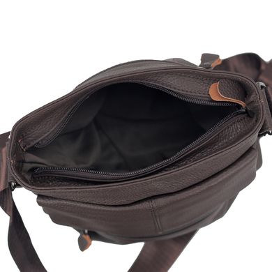 Мессенджер коричневый мужской Tiding Bag M38-7812C Коричневый