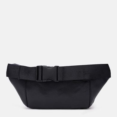 Мужская кожаная поясная сумка Keizer K1039bl-black