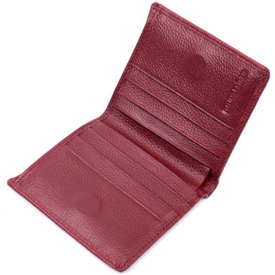Женский небольшой кошелек из натуральной кожи ST Leather 19476 Бордовый