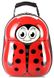 Отличный пластиковый детский дорожный рюкзак WITTCHEN 56-3-052-M, Красный