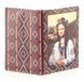 Обкладинка на паспорт "Українська Монна Ліза" Leather Collection 00358, Коричневий
