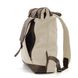 Ролл-ап рюкзак зі шкіри та канвас TARWA RGj-5191-3md слонова кістка Бежевий