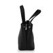 Женская средняя черная кожаная сумка с ручками Grays F-FL-BB-2466A Черный