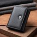 Небольшое женское портмоне с монетницей из натуральной кожи ST Leather 22730 Черный