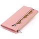 Горизонтальний тонкий гаманець зі шкіри жіночий ST Leather 19325 Рожевий