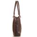 Женская дизайнерская кожаная сумка с ручной росписью GALA GURIANOFF (ГАЛА ГУРЬЯНОВ) GG1257 Коричневый