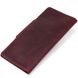 Бумажник женский из винтажной кожи SHVIGEL 16166 Бордовый