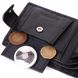 Небольшой вместительный кошелек из натуральной кожи ST Leather 22456 Черный