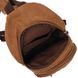 Оригінальна сумка для чоловіків через плече з ущільненою спинкою Vintagе 22177 Коричневий