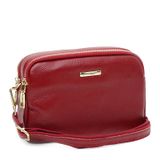 Женская кожаная сумка Borsa Leather K11906r-red фото