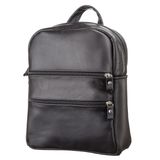 Рюкзак жіночий SHVIGEL 15304 шкіряний Чорний фото