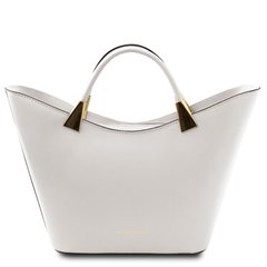 Женская итальянская кожаная сумка тоут Touscany TL142287 (Белый)