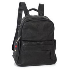 Женский кожаный черный рюкзак Olivia Leather F-S-NM20-2105A Черный
