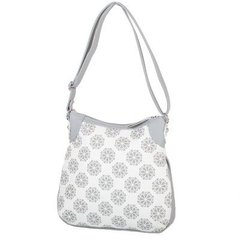 Женская сумка из качественного кожезаменителя LASKARA (ЛАСКАРА) LK-20286-grey Белый