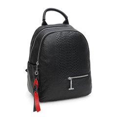 Шкіряний жіночий рюкзак Keizer K18663bl-black