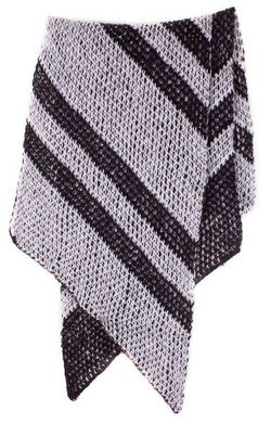 Серо-черный женский шарф ETERNO ES0107-55-1, Серый