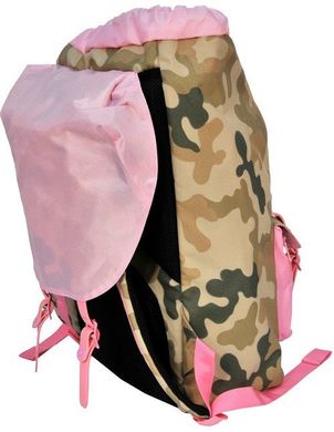 Рюкзак для ноутбука 15,6" Paso CM-192A камуфляж/розовый 25 л