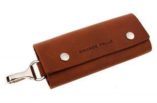 Кожаная ключница Grande Pelle 11335-3 Коньяк