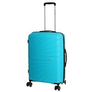 Валіза дорожня середня Vip Collection Niagara бірюзова 63л поліпропілен (Niagara 24 Tiffany) vcNiagara.24.Tiffany