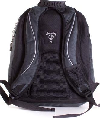 Надежный рюкзак с отделением для большого ноутбука ONEPOLAR W1327-grey, Черный
