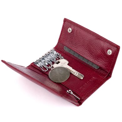 Ключниця-гаманець жіноча ST Leather 19226 Бордова