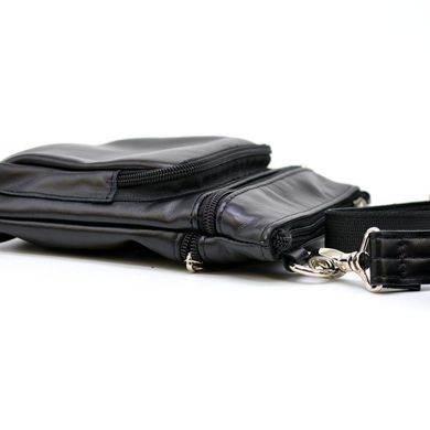 Компактна сумка з натуральної шкіри GA-1342-4lx від бренду TARWA Чорний