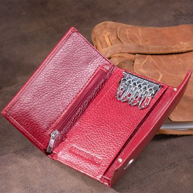 Ключниця-гаманець жіноча ST Leather 19226 Бордова