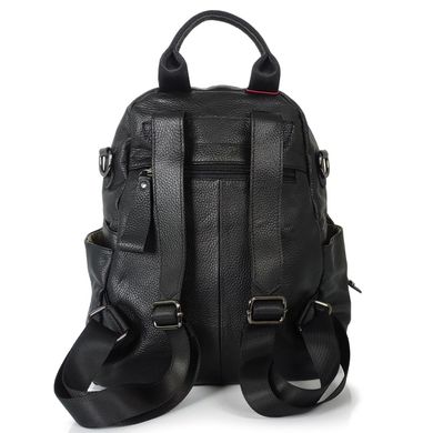 Шкіряний жіночий чорний рюкзак Olivia Leather F-S-NM20-2105A Чорний