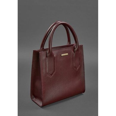 Натуральна шкіряна жіноча сумка-кроссбоді бордова Blanknote BN-BAG-28-vin