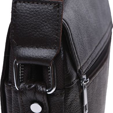 Чоловіча шкіряна сумка через плече Keizer K13508-brown