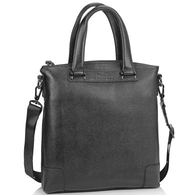 Кожаная сумка мужская с ручками Tiding Bag M38-9160-1A Черный