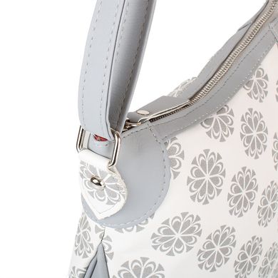 Женская сумка из качественного кожезаменителя LASKARA (ЛАСКАРА) LK-20286-grey Белый