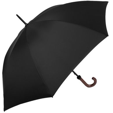 Зонт-трость мужской механический с двойными спицами и большим куполом FULTON (ФУЛТОН) FULG813-Black Черный