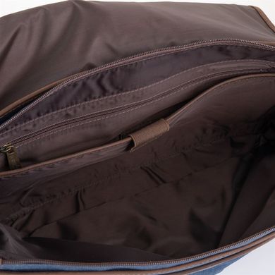 Чоловіча сумка через плече, мікс канваса і шкіри RK-8880-4lx бренд TARWA Коричневий
