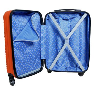 Пластикова валіза для ручної поклажі Miami Beach 18" Vip Collection помаранчева Miami.18.Orange