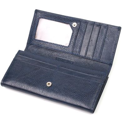 Місткий жіночий гаманець із натуральної шкіри ST Leather 19426 Синій